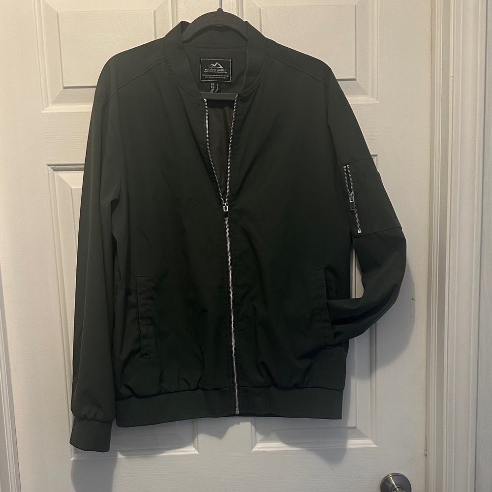 Men's Green Bomber Jacket